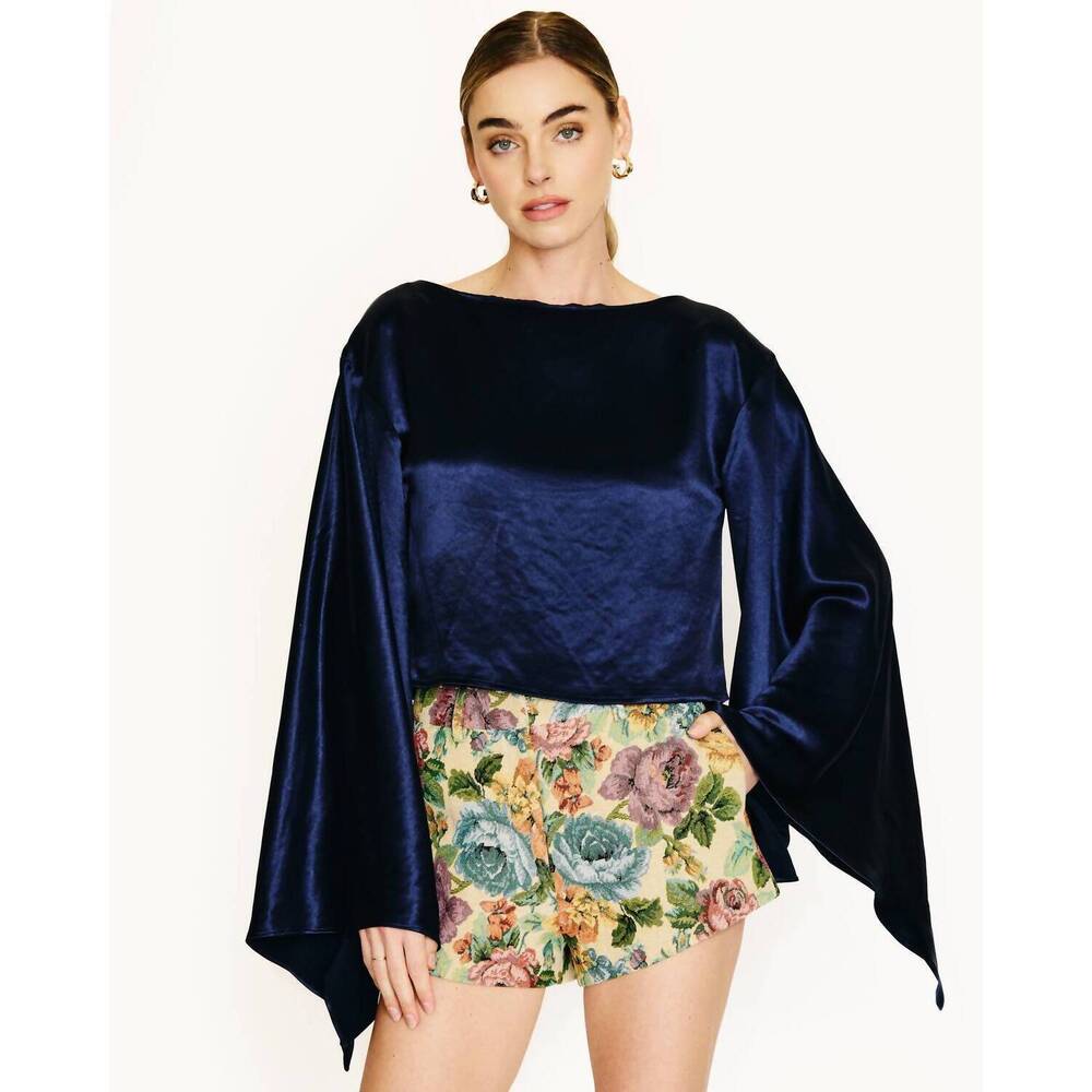 NEW LINE AND DOT avanelle top in navy